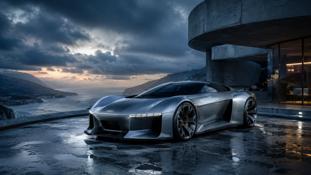 Audi Nuvolari, hybridní supersport s výkonem 1 001 koní, představený jako symbol nové éry značky Audi